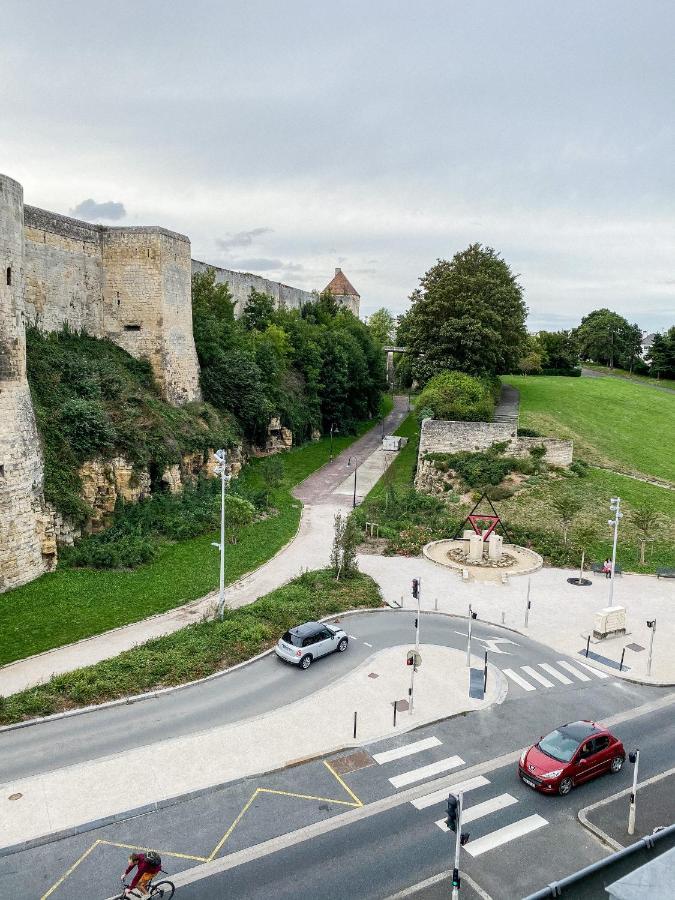 Castle - Vue Sur Le Chateau - Hypercentre Caen Luaran gambar